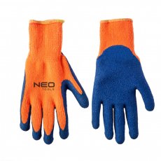Neo munkakesztyű, szigetelt, akril, kemény latex bevonattal, 