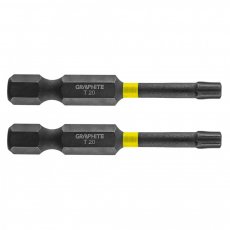 Graphite torziós ütvecsavarozó bit tx20 x 50mm, 2db.