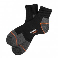 Neo munkazokni, rövid, 70% pamut, 30% polyester, megerősített sarok, lélegző