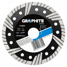 Graphite gyémánt vágókorong 115mm turbo 