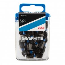 Graphite torziós ütvecsavarozó bit pz2 x 25mm, 20db.