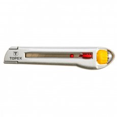 Topex törhető pengés kés 18mm, fém vezetősín |17B103|