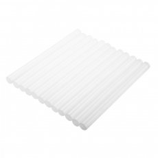 Topex ragasztópatron, 11/250mm, 12db, 300g, átlátszó fehér