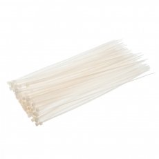 Topex kábelkötegelő 2,5mmx100mm, fehér, 100db
