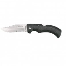 Topex összecsukható kés retesszel, 10cm penge, teljes méret 220mm