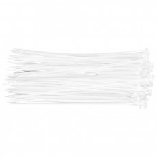 Topex kábelkötegelő 2,5mmx200mm, fehér, 100db