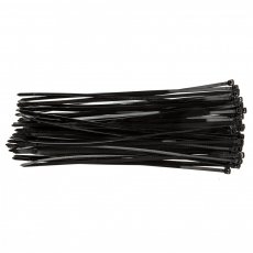 Topex kábelkötegelő 4,8mmx300mm, fekete, 75db