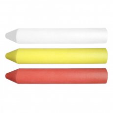 Topex jelölőkréta vegyes készlet (fehér/sárga/piros) 13 x 85mm, 3 db