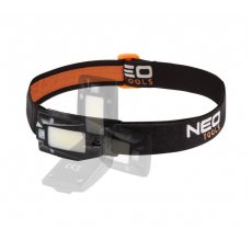 NEO Fejlámpa, tölthető USB 180lum COB LED + mozgásérzékelővel
