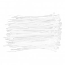NEO Kábelkötegelő 2.5 x 100 mm, fehér, 100db