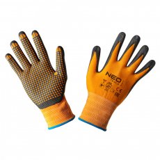 Neo munkakesztyű, latex bevonatú polyester, 3131x, méret: 9 |97_621_9|