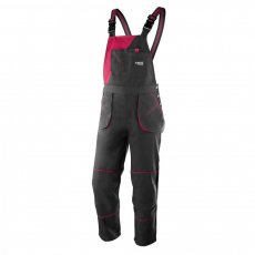 Neo női kantáros munkanadrág, 65% pamut, 35% polyester, 245 g/m3, m